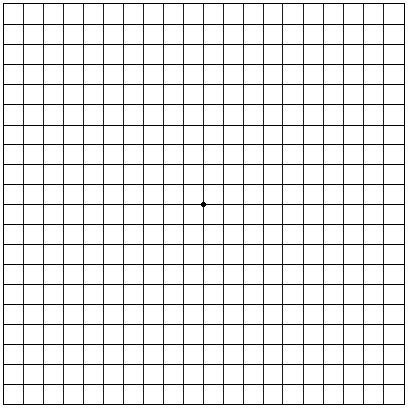 Amsler Grid Give-Away Sheets - White Squares - Sigma Pharmaceuticals